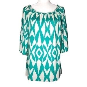 Voll Pull-over Tunic Blouse | Women's Size Large